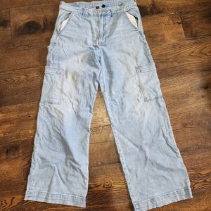 American Eagle Outfitters Light Blue Flare Jeans